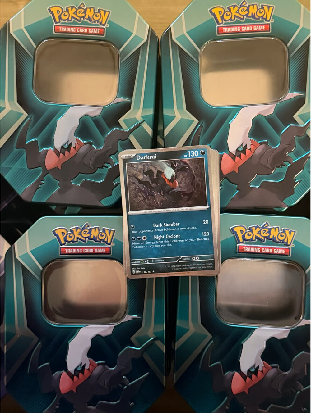 Mystery Pokemon Tin and 100 Cards